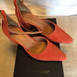 Rachel Comey Suede Ankle Strap Pumps